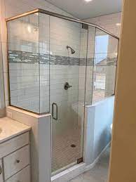 Hinged Transpa Glass Shower