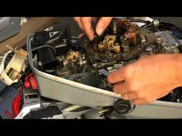 throttle linkage on an evinrude 15hp