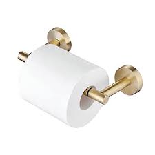 Brushed Gold Toilet Paper Holder For