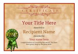 Free Martial Arts Certificate Templates Add Printable Badges Medals