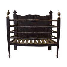 antique fireplace coal basket
