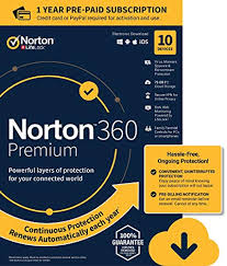 New Norton 360 Premium Antivirus Software For 10 Devices