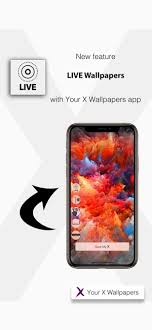 your x wallpapers on the app