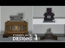 Minecraft 6 Ideas Of Fireplace Designs
