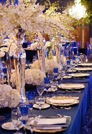 royal blue wedding decorations
