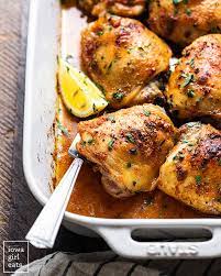 Pan Roasted Chicken Thighs In Oven gambar png