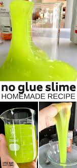 How to make slime without glue or no borax. How To Make Slime Without Glue Little Bins For Little Hands