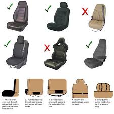 Front Sideless Seat Covers Set