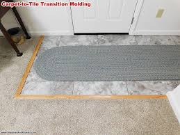 carpet to tile transition molding