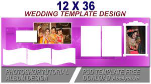 12 x 36 wedding template in photo