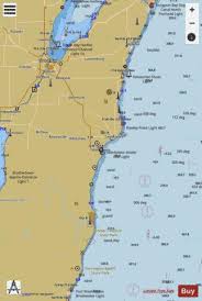 Lake Michigan Algoma To Sheboygan Marine Chart