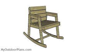 rocking chair plans myoutdoorplans