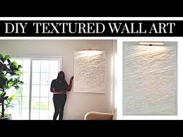 Diy Textured Abstract Wall Art How To