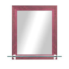 Pink Vertical Wall Mirror