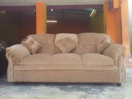 Wooden Leather Sofa 5 Seater Size