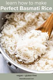 how to cook basmati rice perfect
