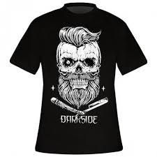 Nous proposons une large gamme de produits exclusifs et de qualité. T Shirt Homme Darkside Bearded Skull Black Rock A Gogo