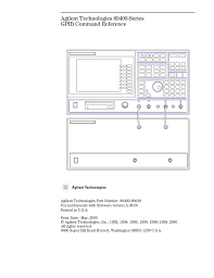 Agilent 89440a Vector Signal Analyser User Manual Manualzz Com