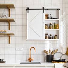 White Wall Cabinet Wall Mount Storage