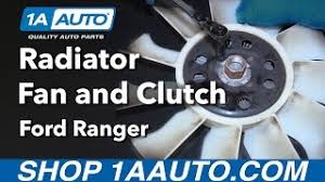 how to replace radiator cooling fan and