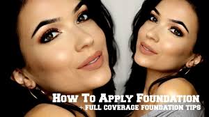 how to apply foundation simple makeup