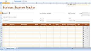 Microsoft Excel Templates 8 Business Expense Budget Tracker Templates