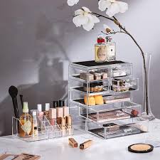 clear acrylic makeup organizer beauty