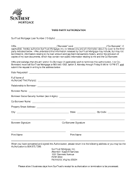 third party authorization form fill
