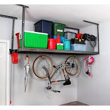 the perfect elevated garage rack that