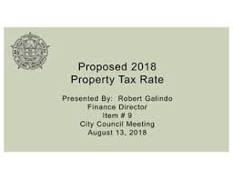 Item #9 ppt Tax Rate 2018 | PPT