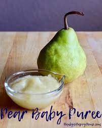 pear baby puree hanky s happy home