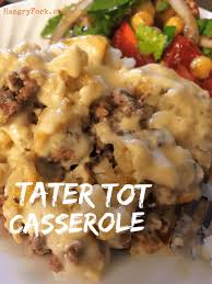 easy tater tot cerole