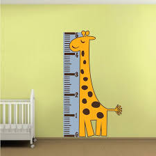 Giraffe Measuring Chart Wall Decal