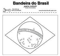 Quer ver mais desenhos da bandeira do brasil para colorir? Desenho Ou Molde Da Bandeira Do Brasil Para Pintar Ou Preparar Atividade