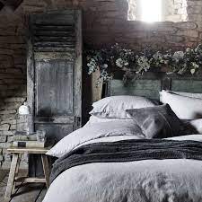 light grey linen bedding scandi