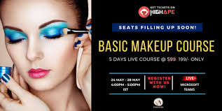 basic makeup live course at