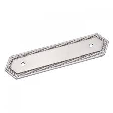 solid br cabinet pull backplate