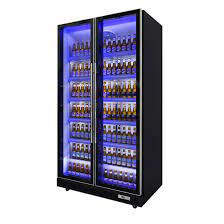 Upright Glass Door Cooler Beer Energy