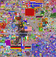 Here's an update on what r/place looks like in its entirety : r/place