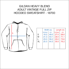 72 Symbolic Gildan Full Zip Hoodie Size Chart