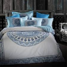 bohemian bedding set paisley patterned