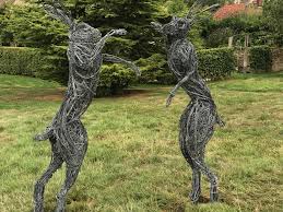 Wire Sculptures By Rupert Till