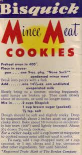 mince meat cookies recipe clipping