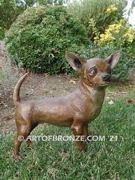 Chihuahua Standing Art Of Bronze
