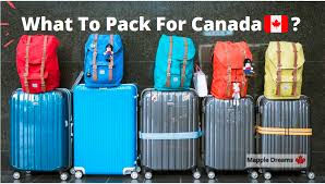 what to pack for canada new