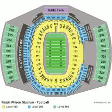 Buffalo Bills Seating Chart For Stadium Buffalo Bills