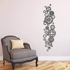 Steampunk Gears And Cogs Wall Decal