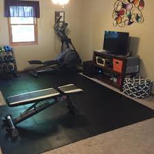 What is the cheapest option available within carpet tile? Interlocking Pvc Staylock Tile Best Home Gym Flooring Over Carpet
