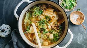 napa cabbage tofu soup 白菜豆腐汤