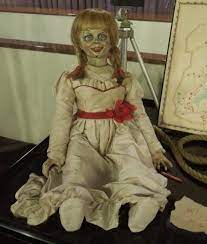 this diy annabelle doll costume from